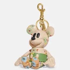 Coach X Disney  Mickey Mouse 4 in. Bag Charm 100th Anniversary  NWT
